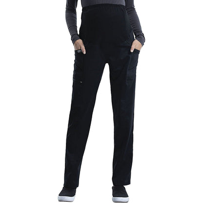 Cherokee WWE155 Revolution Maternity Trousers, Black, Size Large