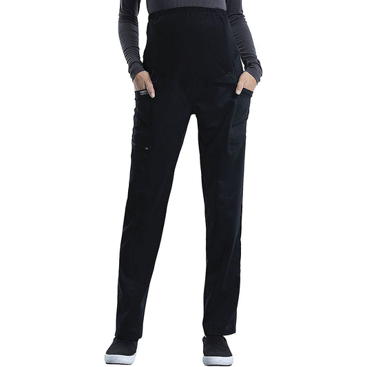 Cherokee WWE155 Revolution Maternity Trousers, Black, Size Large