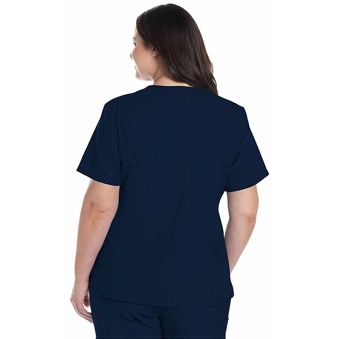 Cherokee Originals Ultra Female V-neck Scrub Top, Navy Blue, Large