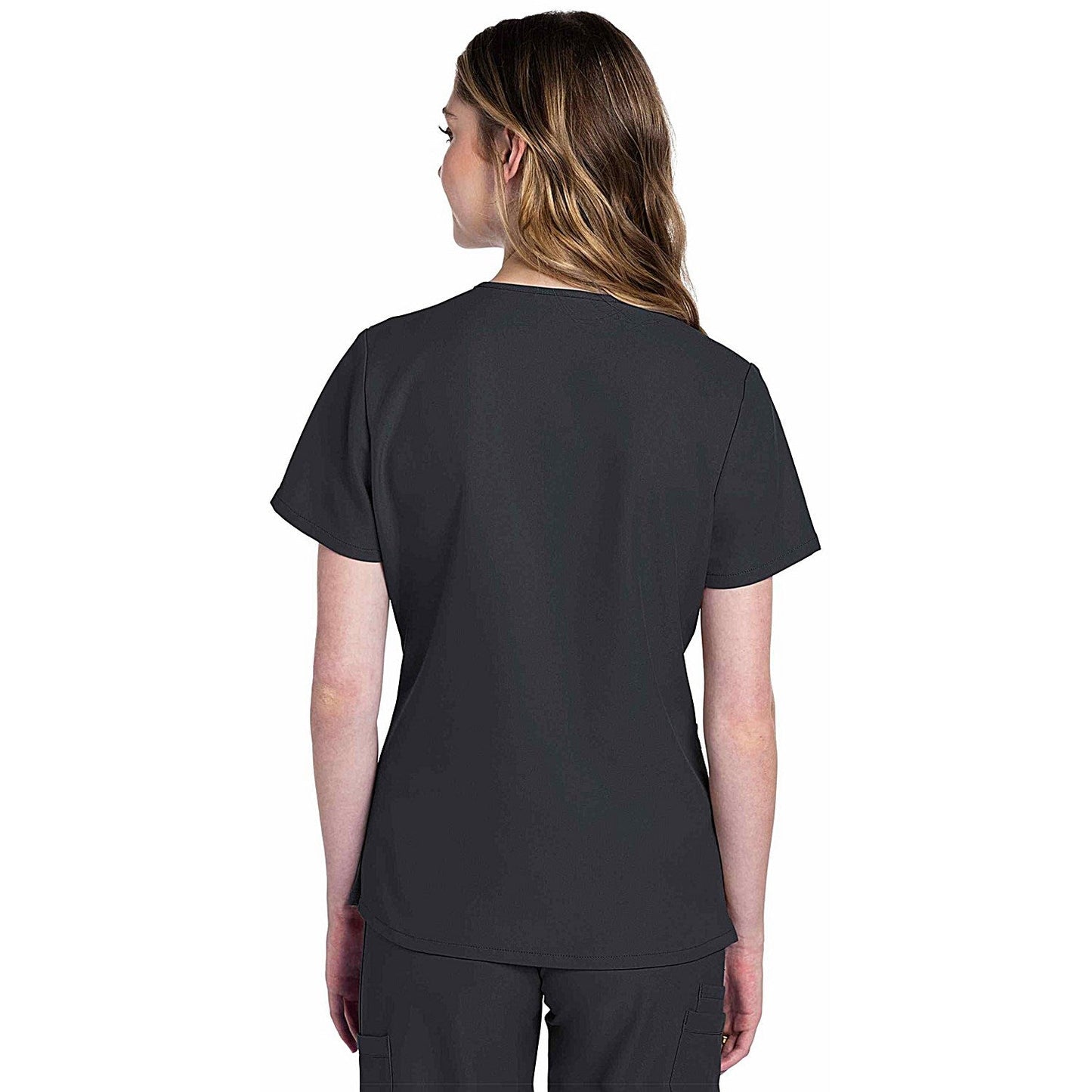 Cherokee Originals Ultra Female V-neck Scrub Top, Pewter Grey, 3XL
