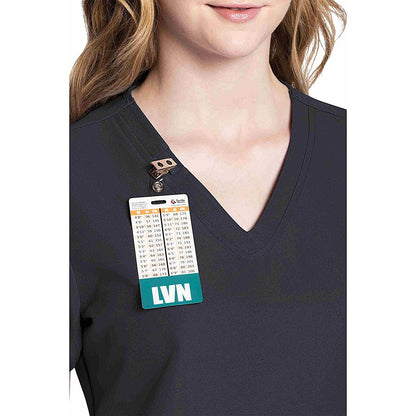 Cherokee Originals Ultra Female V-neck Scrub Top, Pewter Grey, 3XL