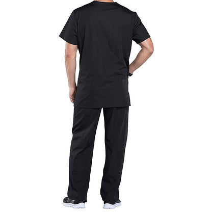 Cherokee Professional V-Neck Scrub Top, Black, 2XS