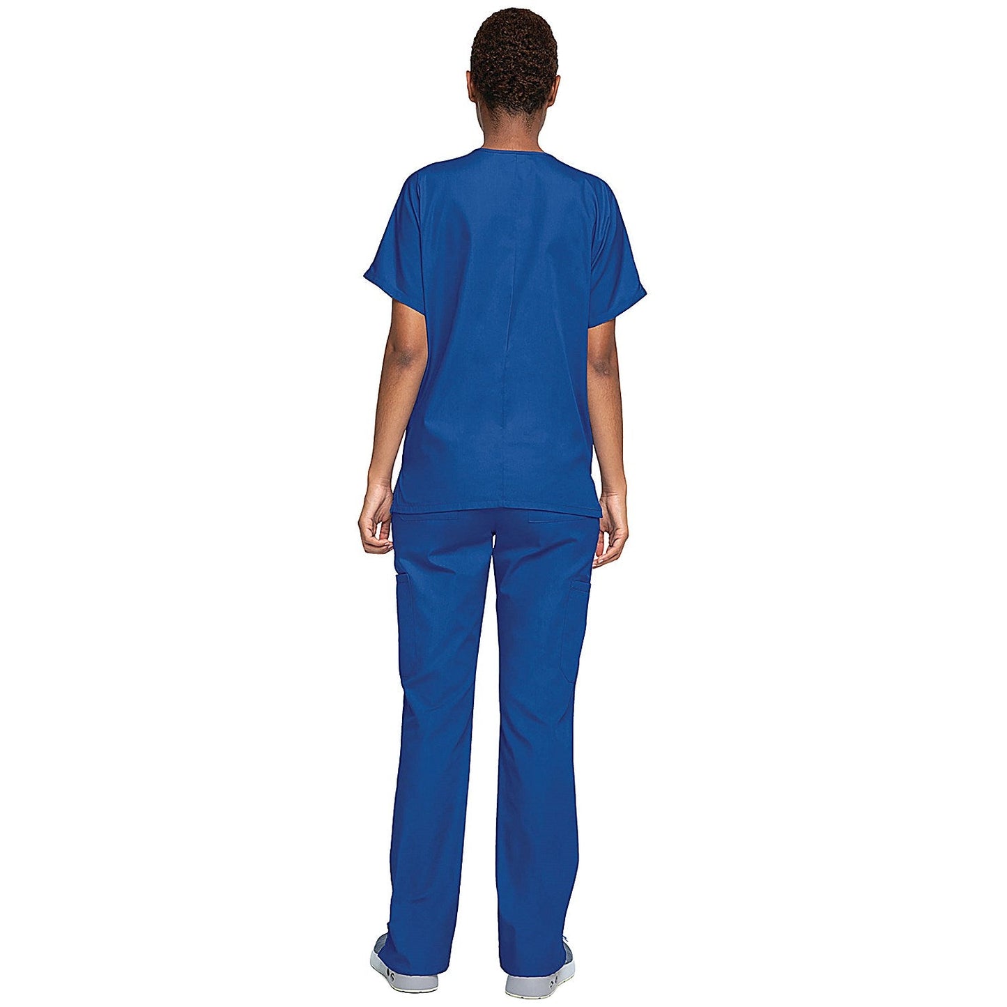 Cherokee Unisex Scrub Top, Galaxy Blue, 2XS