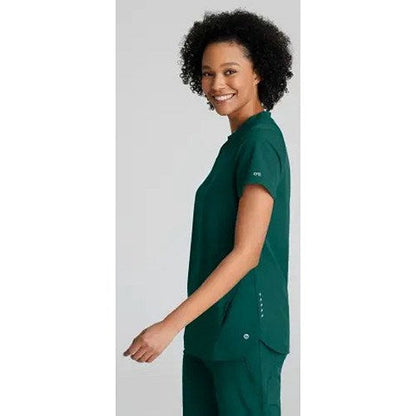 Barco One Flux Scrub Top, Hunter Green, 2XL