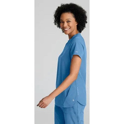 Barco One Flux Scrub Top, Ceil Blue, 2XL