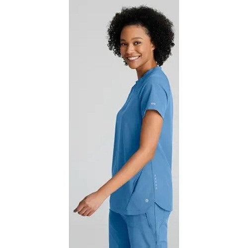 Barco One Flux Scrub Top, Ceil Blue, 3XL
