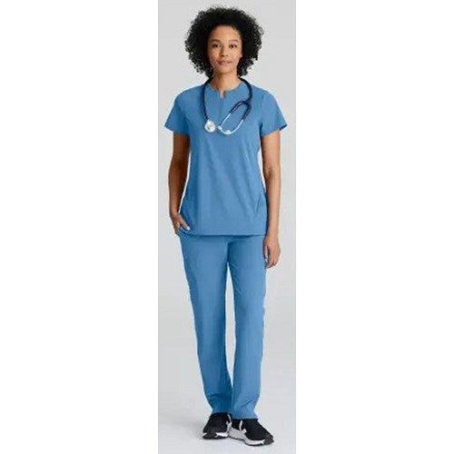 Barco One Flux Scrub Top, Ceil Blue, 3XL Easy2Order : WIS32401