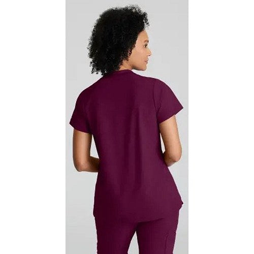 Barco One Flux Scrub Top, Wine Red, 2XL