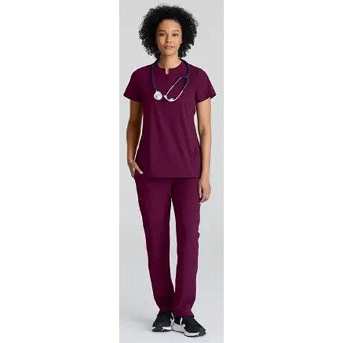 Barco One Flux Scrub Top, Wine Red, 2XL Easy2Order : WIS32404