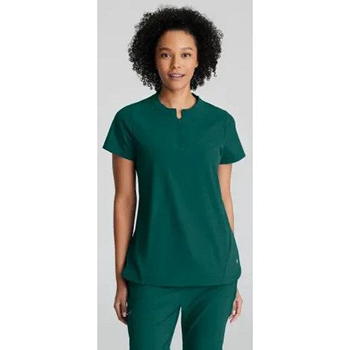 Barco One Flux Scrub Top, Hunter Green, Large