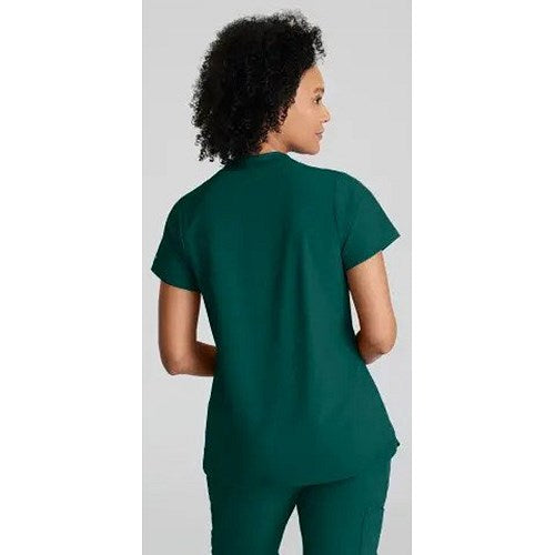 Barco One Flux Scrub Top, Hunter Green, Large