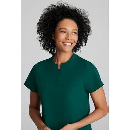Barco One Flux Scrub Top, Hunter Green, Large Easy2Order : WIS32418