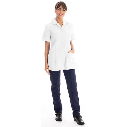 Work in Style Dvdtr Nursing Tunic, White, 46 Easy2Order : WIS33190