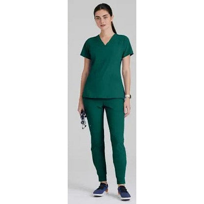 Barco One Pulse Scrub Top, Hunter Green, Medium
