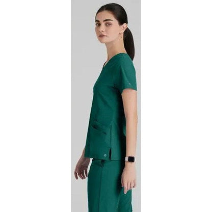 Barco One Pulse Scrub Top, Hunter Green, 3XL