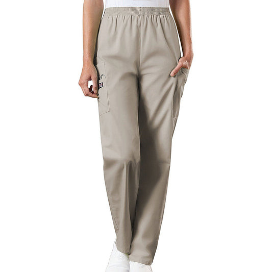 Cherokee CH4200 Elasticated Scrub Trousers, Khaki, Size Large Easy2Order : WIS35503