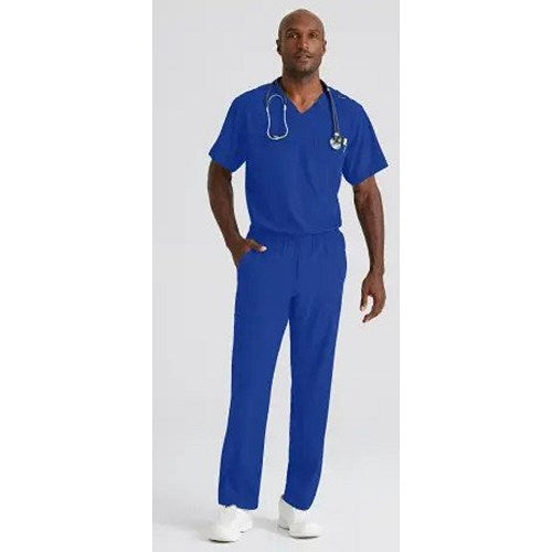 Skechers Structure Scrub Trousers, Galaxy Blue, XS, Short Leg