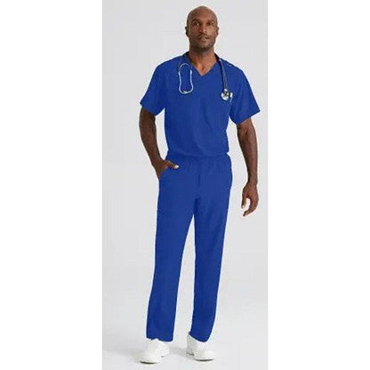 Skechers Structure Scrub Trousers, Galaxy Blue, Large, Tall Leg