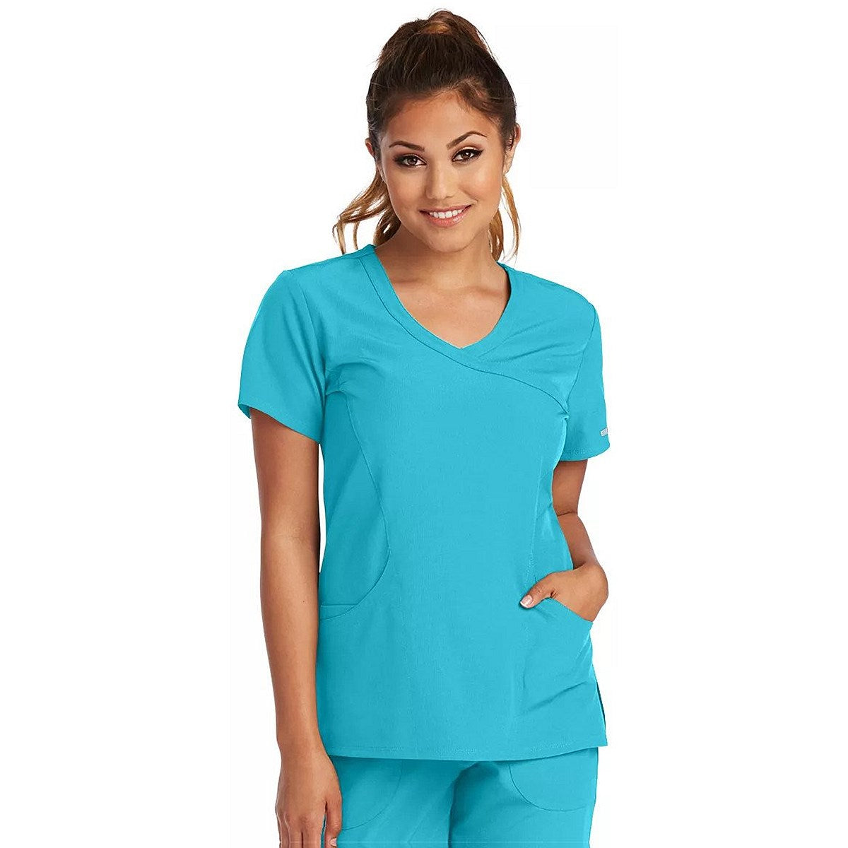 Skechers Reliance Scrub Top, Turquoise, 5XL
