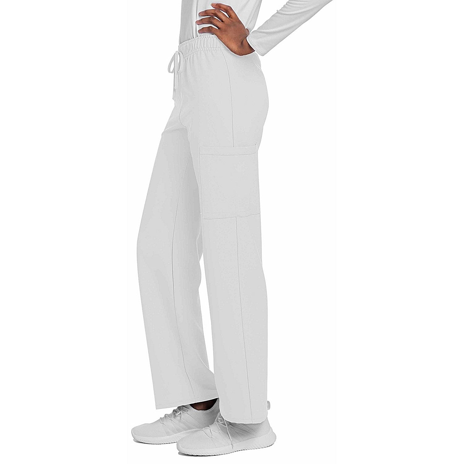 Cherokee Originals Ultra Unisex Scrub Trousers, White, Medium Easy2Order : WIS38230