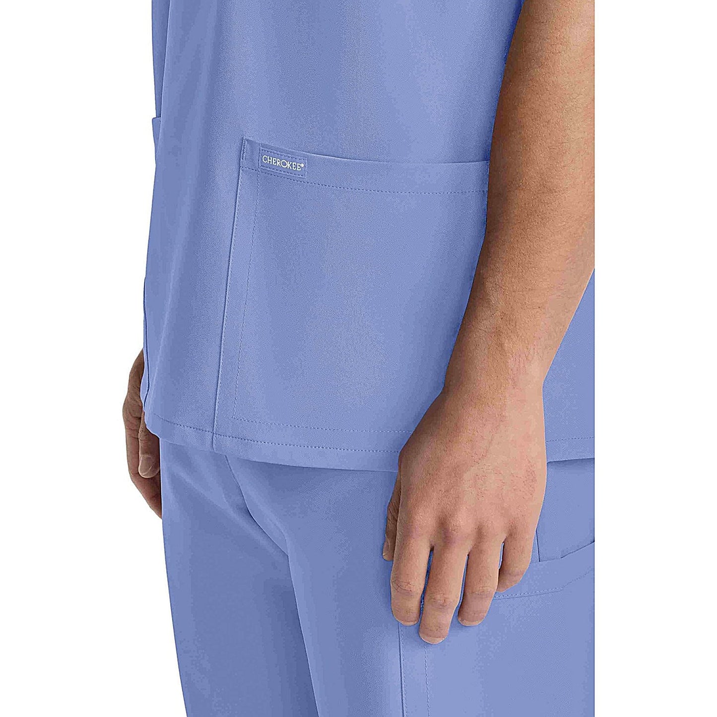 Cherokee Originals Ultra Female V-neck Scrub Top, Ceil Blue, 3XL
