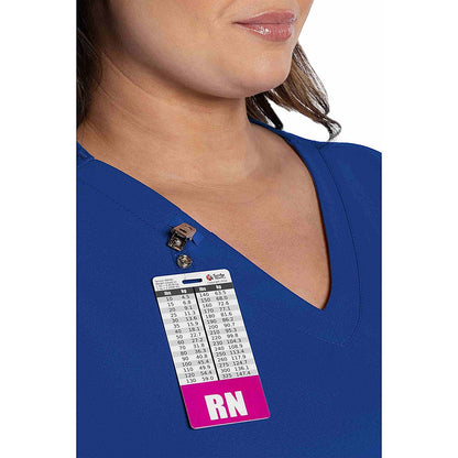 Cherokee Originals Ultra Female V-neck Scrub Top, Royal Blue, Large