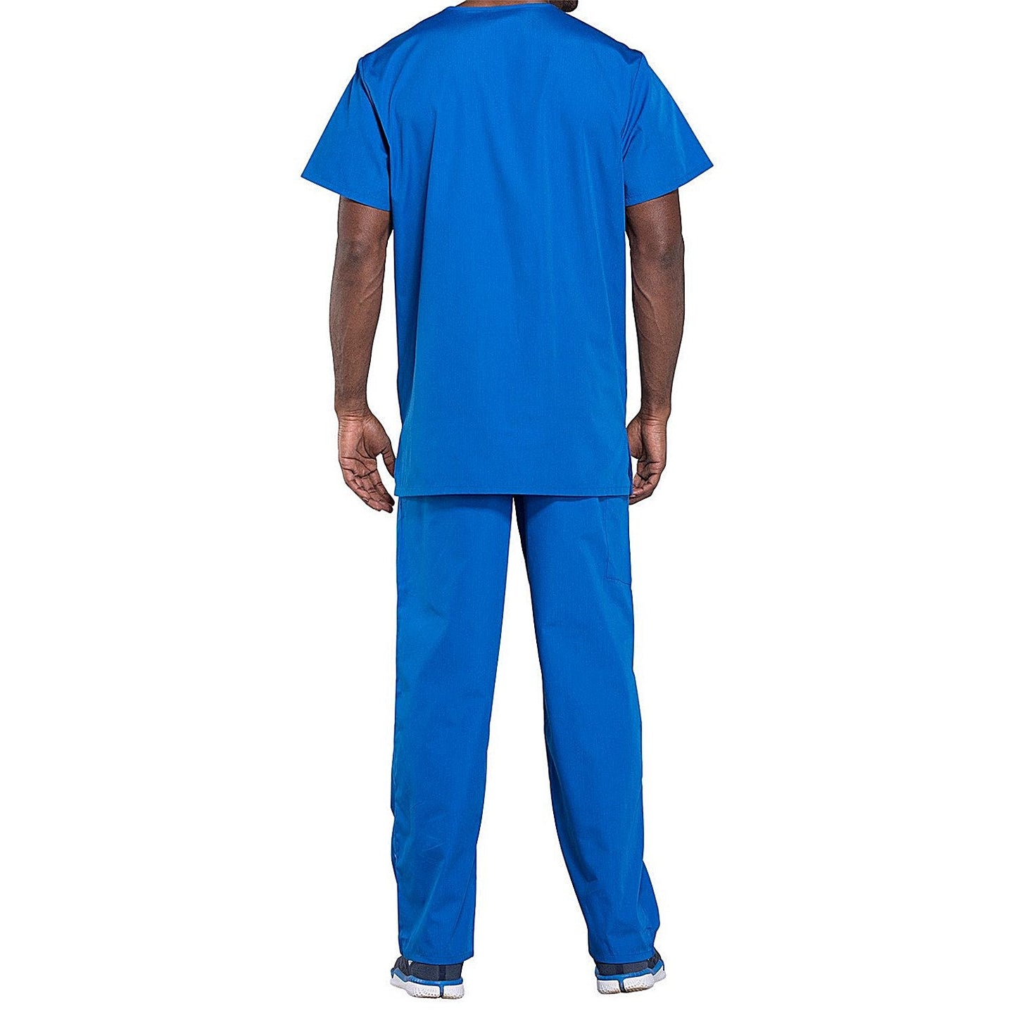 Cherokee Professional V-Neck Scrub Top, Royal Blue, Small