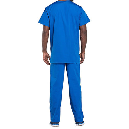 Cherokee Professional V-Neck Scrub Top, Royal Blue, Small