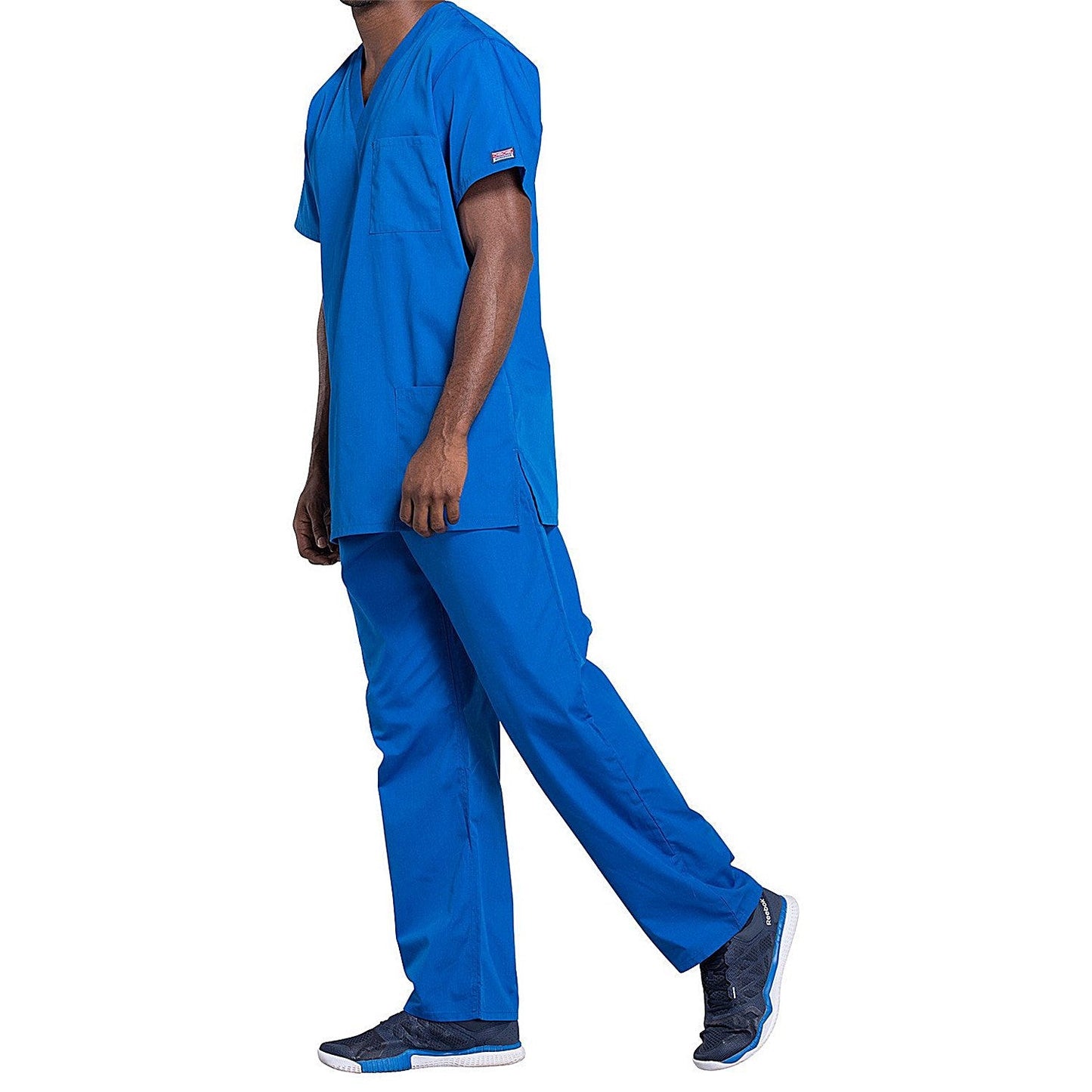 Cherokee Professional V-Neck Scrub Top, Royal Blue, Small