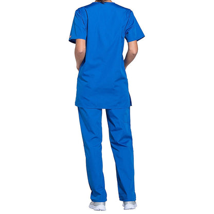 Cherokee Professional V-Neck Scrub Top, Royal Blue, Small Easy2Order : WIS45701