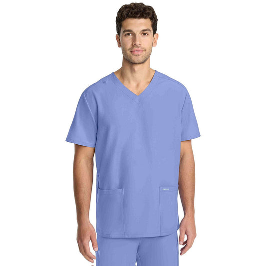 Cherokee Originals Ultra Female V-neck Scrub Top, Ceil Blue, Large