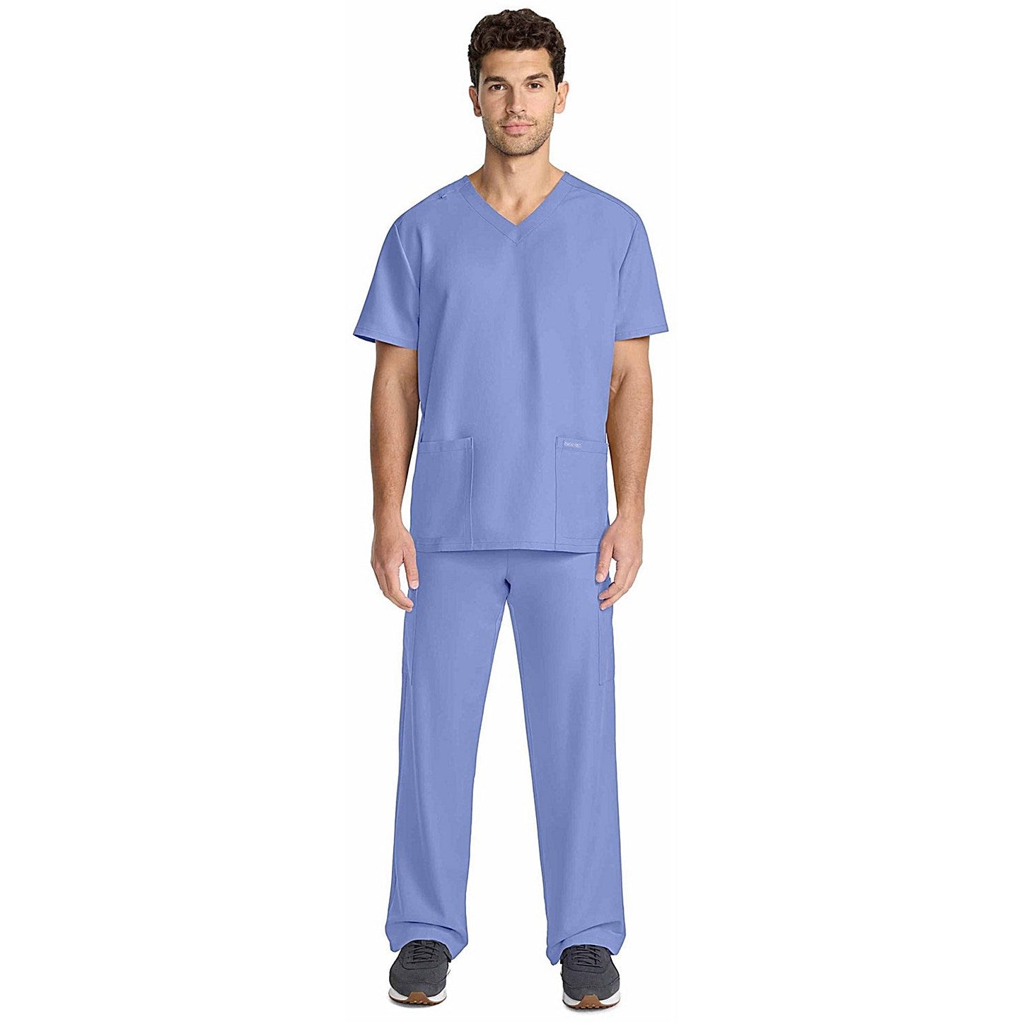 Cherokee Originals Ultra Female V-neck Scrub Top, Ceil Blue, Large