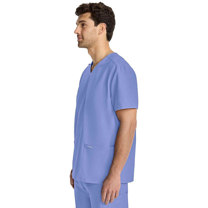 Cherokee Originals Ultra Female V-neck Scrub Top, Ceil Blue, Large