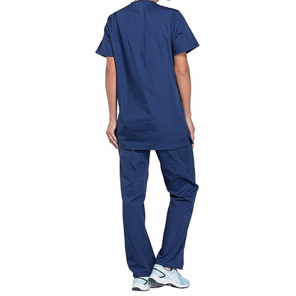 Cherokee Professional V-Neck Scrub Top, Navy Blue, 2XL
