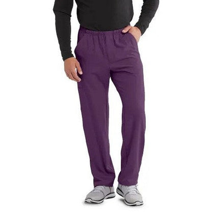 Skechers Structure Scrub Trousers, Eggplant Purple, Medium, Tall Leg
