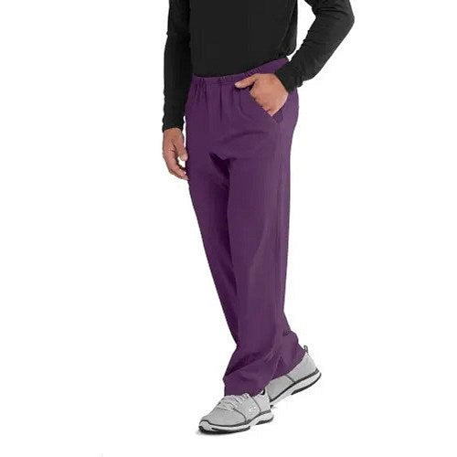 Skechers Structure Scrub Trousers, Eggplant Purple, Medium, Tall Leg