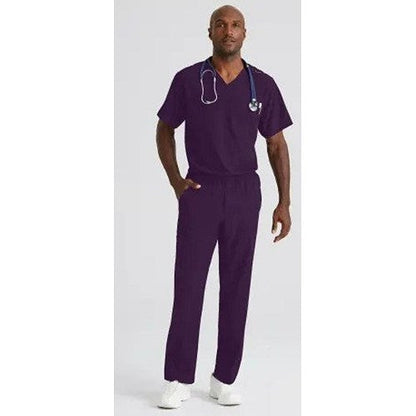 Skechers Structure Scrub Trousers, Eggplant Purple, Medium, Tall Leg