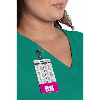 Cherokee Originals Ultra Female V-neck Scrub Top, Teal, 2XS