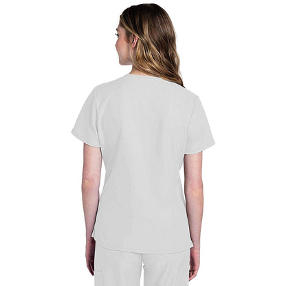 Cherokee Originals Ultra Female V-neck Scrub Top, White, 3XL