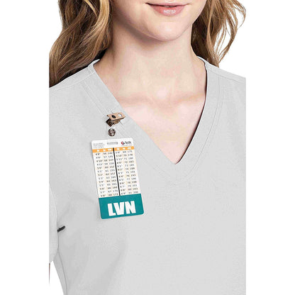 Cherokee Originals Ultra Female V-neck Scrub Top, White, 3XL