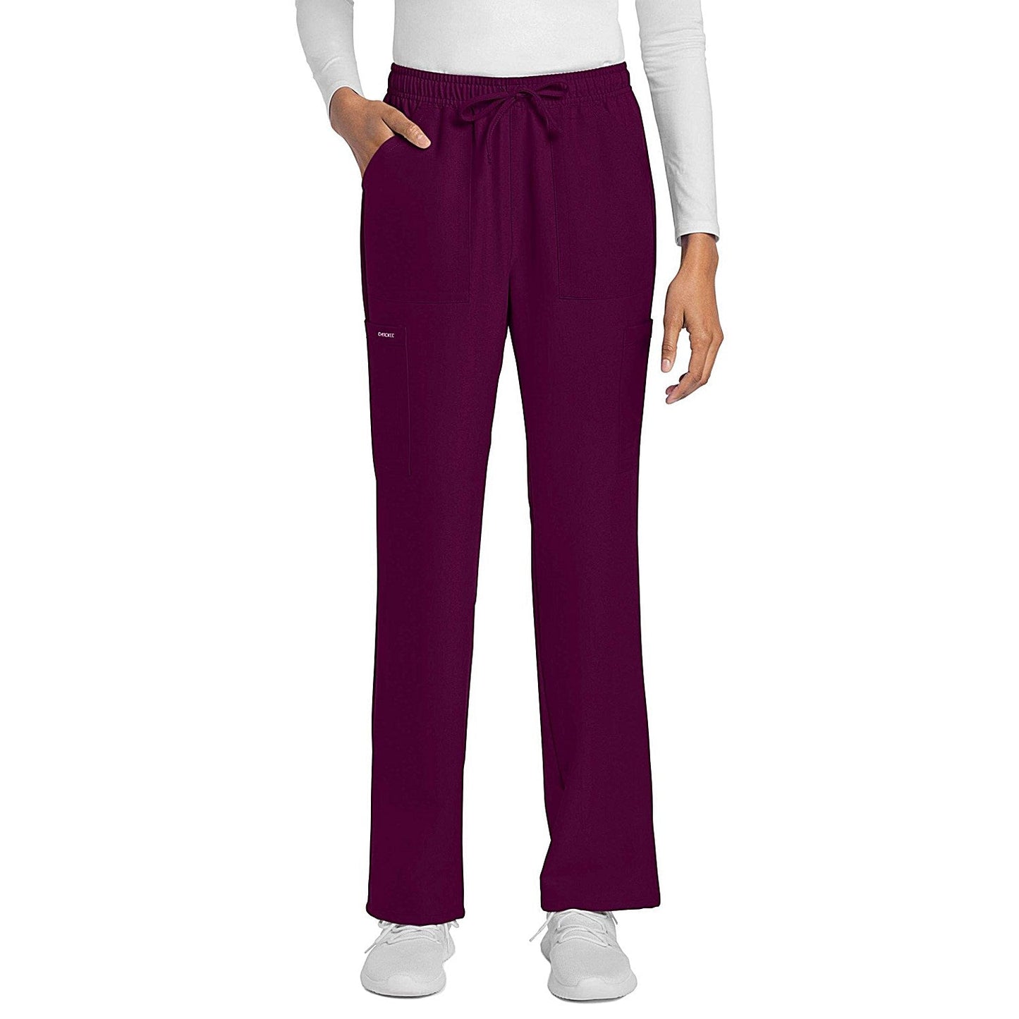 Cherokee Originals Ultra Women's Medical Scrub Trousers, Wine Red, 2XL