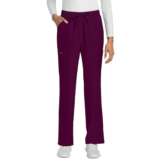 Cherokee Originals Ultra Women's Medical Scrub Trousers, Wine Red, 2XS