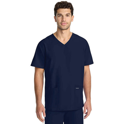Cherokee Originals Ultra Female V-neck Scrub Top, Navy Blue, XS