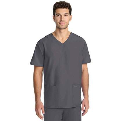 Cherokee Originals Ultra Female V-neck Scrub Top, Pewter Grey, 2XS