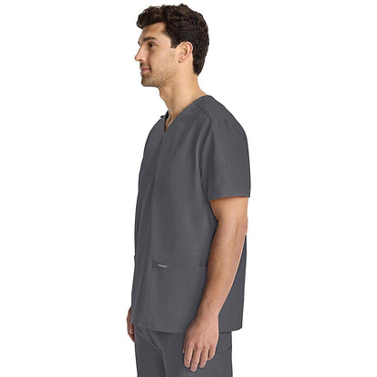 Cherokee Originals Ultra Female V-neck Scrub Top, Pewter Grey, 2XS