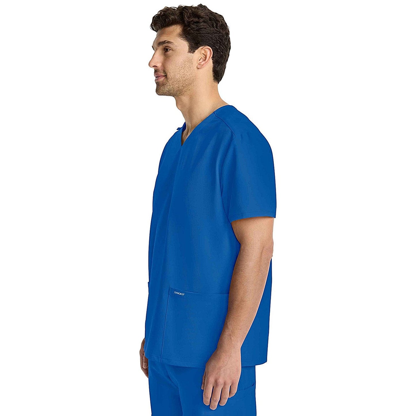 Cherokee Originals Ultra Female V-neck Scrub Top, Royal Blue, Large
