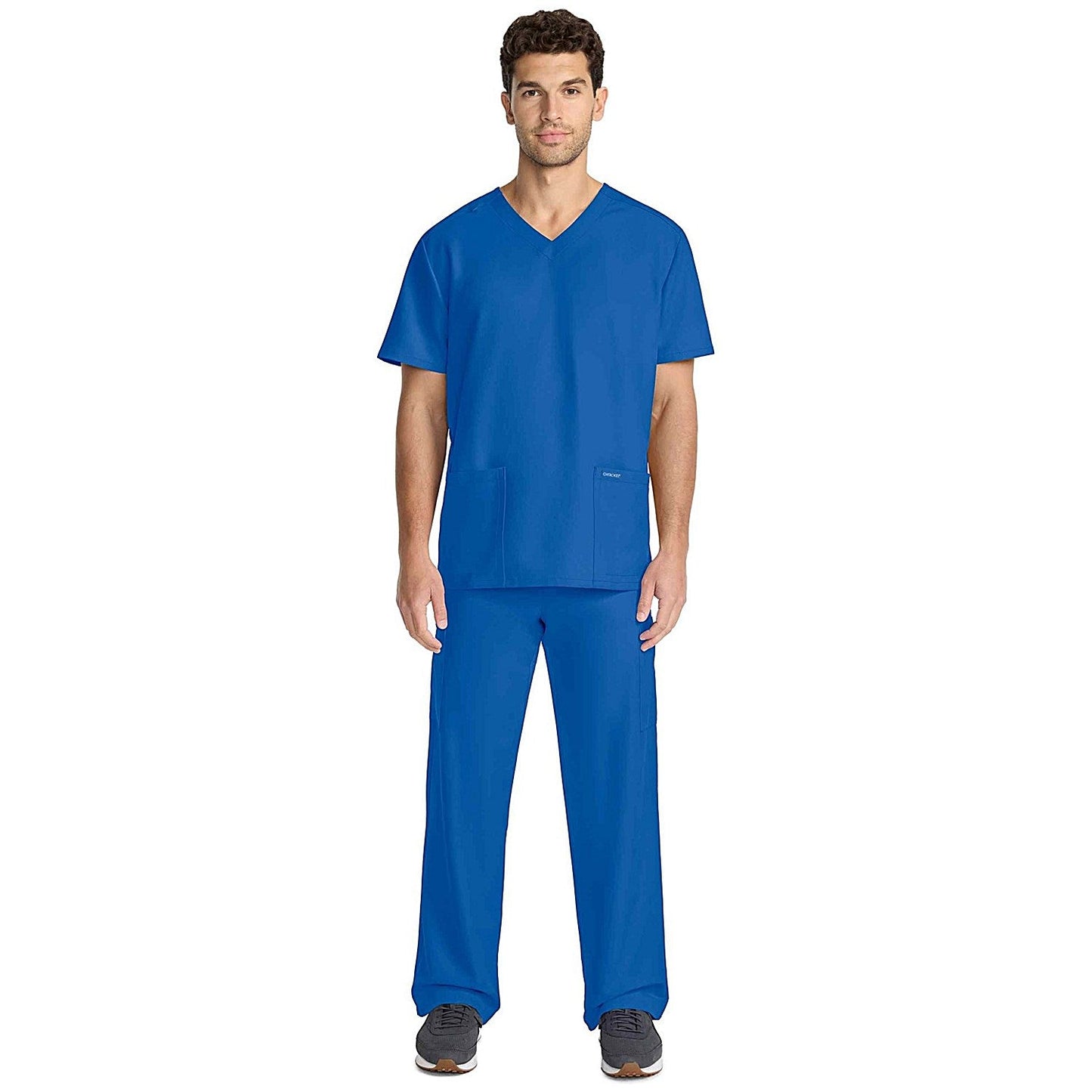 Cherokee Originals Ultra Female V-neck Scrub Top, Royal Blue, Large