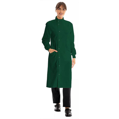 Work in Style Howie Lab Coat, Unisex, Bottle Green, 34 Tall