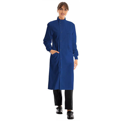 Work In Style Professional Howie Lab Coat, Unisex, Royal Blue, 38 Tall