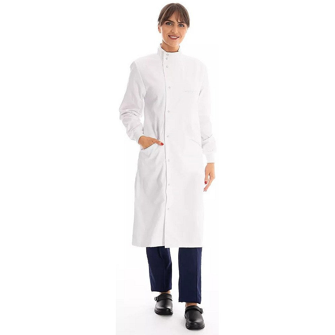 Work in Style Howie Lab Coat, Unisex, White, 42 Tall Easy2Order : WIS58843